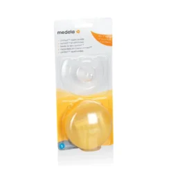 Medela Paracapezzoli Contact - Paracapezzoli in silicone per l'allattamento, 2 pezzi misura S 16 mm