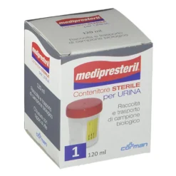 Medipresteril Contenitore sterile per urine - Dispositivo per la raccolta e l'analisi, 120 ml