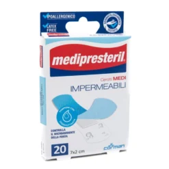 Medipresteril Impermeabile - Cerotti Medi 7x2cm, 20 cerotti