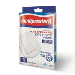 Medipresteril Medicazioni Post Operatorie Delicate Sterili 10x12cm 4Pezzi