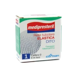 Medipresteril Rete Tubolare Elastica Dito Calibro 0 4 Metri Tesi, 1 Pezzo