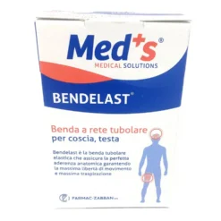 Med's Bendelast - Benda a rete tubolare per le medicazioni di coscia e testa, 1 pezzo