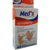 Med's Farmacerotto - Cerotto Strips Poliuretano Classico Assortiti, 40 Pezzi