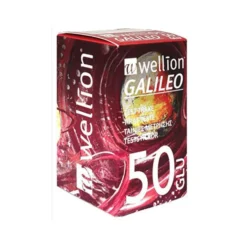 Med Trust Wellion Galileo Glu - Strisce reattive per la misurazione della glicemia, 50 strisce
