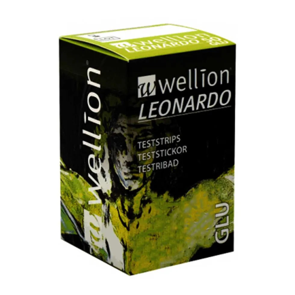 Med Trust Wellion Leonardo Strips Strisce Reattive Determinazione Glicemia, 25 S