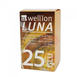 Med Trust Wellion Luna Strisce Per La Misurazione Della Glicemia, 25 Pezzi