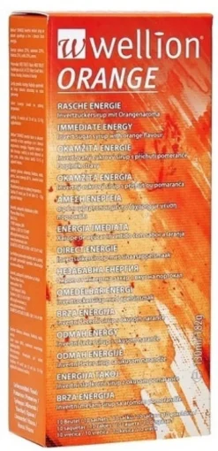 Med Trust Wellion Orange Integratore per ipoglicemia ed energia rapida, 10 bustine da 17 g