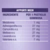 Menarini Laila DormiBene Integratore per il Sonno, 60 Pastiglie Gommose