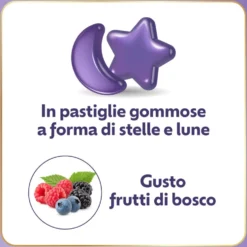 Menarini Laila DormiBene Integratore per il Sonno, 60 Pastiglie Gommose