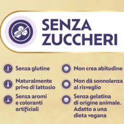 Menarini Laila DormiBene Integratore per il Sonno, 60 Pastiglie Gommose