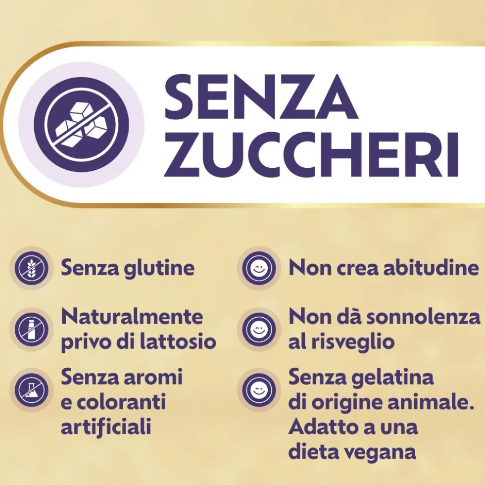 Menarini Laila DormiBene Integratore per il Sonno, 60 Pastiglie Gommose