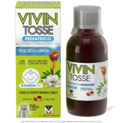 Menarini Vivin Tosse Pediatrico Sciroppo Tosse Secca e Grassa Sciroppo, 150ml