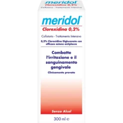 Meridol Collutorio Clorexidina 0,2% Irritazione e Sanguinamento Gengivale, 300ml