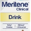 Meritene Clinical Drink al cioccolato - Alimento iperproteico per la malnutrizione, 200 ml