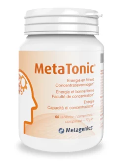 Metagenics MetaTonic - Integratore per la concentrazione e l'efficienza cognitiva, 60 compresse