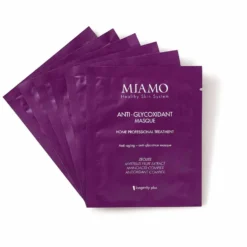 Miamo Anti-Glycoxidant Masque Maschere Anti-Età Anti-Glicante, 6 x 10ml