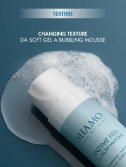 Miamo Enzyme Peel O2 Glow Masque Maschera Esfoliante Ossigenante, 45ml