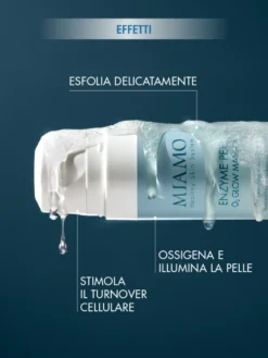 Miamo Enzyme Peel O2 Glow Masque Maschera Esfoliante Ossigenante, 45ml