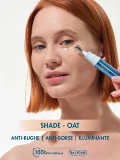 Miamo Global Eye Defence Sunscreen Concealer Correttore Contorno Occhi Anti-Rughe Anti-Borse Illuminante SPF 30 Colore OAT, 7.5ml