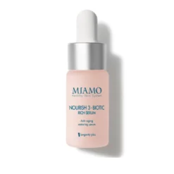 Miamo Nourish 3-Biotic Rich Serum - Siero viso nutriente e rigenerante ad azione anti-età, 10 ml