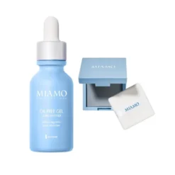 Miamo Protocollo Pelle Lucida - Kit opacizzante per ridurre il sebo, siero da 30 ml e 100 veline