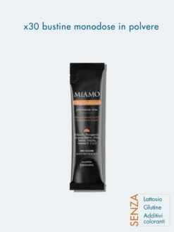Miamo Skin Defense Integratore Antiossidante Prima Durante e Dopo Esposizione Solare, 30 Bustine