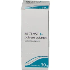 Miclast Polvere Cutanea 1% - Antimicotico per le micosi cutanee, 30g