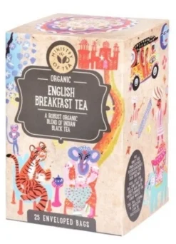 Ministry of Tea English Breakfast - Tè nero indiano biologico ad azione tonificante, 20 filtri