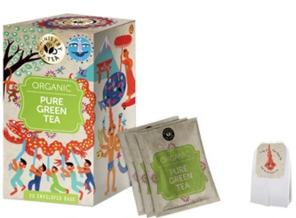 Ministry of Tea Tè verde con azione antiossidante e tonificante, 20 filtri
