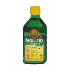 Moller's Omega-3 Olio di Fegato di Merluzzo Integratore Alimentare, 250ml