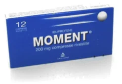 Moment 200mg Ibuprofene Antidolorifico, 12 Compresse Rivestite