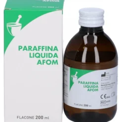 Montefarmaco AFOM F.U. Paraffina Liquida Lassativo lubrificante per la stitichezza, 200 ml