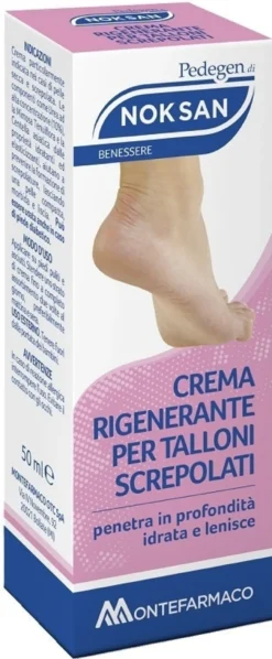 Montefarmaco Noksan - Crema Rigenerante all'urea 10% per piedi e talloni screpolati, 50 ml