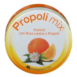 Montefarmaco Propoli Mix Caramelle Arancia Con Rosa Canina, 30 Pezzi