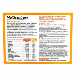 Multicentrum Difese Immunitarie Integratore Vitamina C Sali Minerali, 14 Bustine