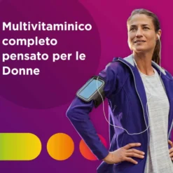 Multicentrum Donna - Integratore multivitaminico per il benessere della donna, 30 compresse