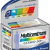 Multicentrum Uomo 50+ - Integratore multivitaminico per il supporto nutrizionale, 30 compresse