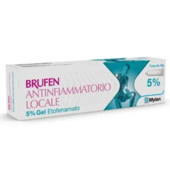 Mylan Brufen Antinfiammatorio Locale 5% Gel Etofenamato Trattamento Locale del Dolore, 40g