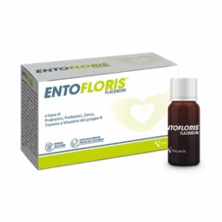Nalkein Entofloris - Integratore per l'equilibrio della flora intestinale, 10 flaconcini da 10 ml