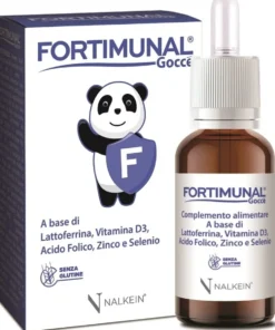 Nalkein Fortimunal Gocce - Integratore alimentare per il sistema immunitario, 20 ml