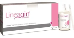Nalkein Lineagin - Lavanda vaginale per la secchezza e le irritazioni, 5 flaconi da 140 ml