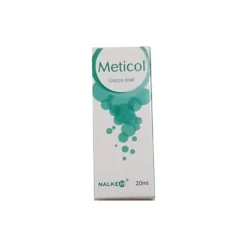 Nalkein Meticol - Gocce orali per il meteorismo e le coliche gassose, flacone da 20 ml
