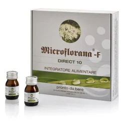 Named Microflorana-F Direct-10 Integratore Alimentare, 20 Flaconcini