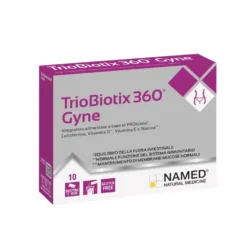 Named TrioBiotix 360 Gyne - Integratore alimentare per il benessere intimo e intestinale, 10 bustine