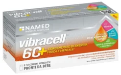 Named Vibracell 60+ - Integratore tonico per la stanchezza fisica e mentale, 8 flaconcini da 15 ml