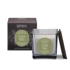 Nasoterapia Vetiver & Fava Tonka Candela Profumata, 180g