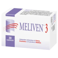 Natural Bradel Meliven 3 - Integratore Meliloto compresse, 30 compresse