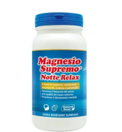 Natural Point Magnesio Supremo Notte Relax Integratore Alimentare, 150g