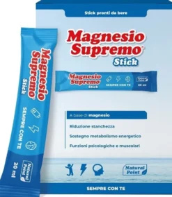 Natural Point Magnesio Supremo Integratore Alimentare, 20 Stick