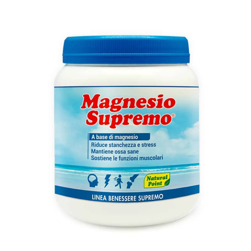 Natural Point Magnesio Supremo Polvere Integratore Alimentare, 300g